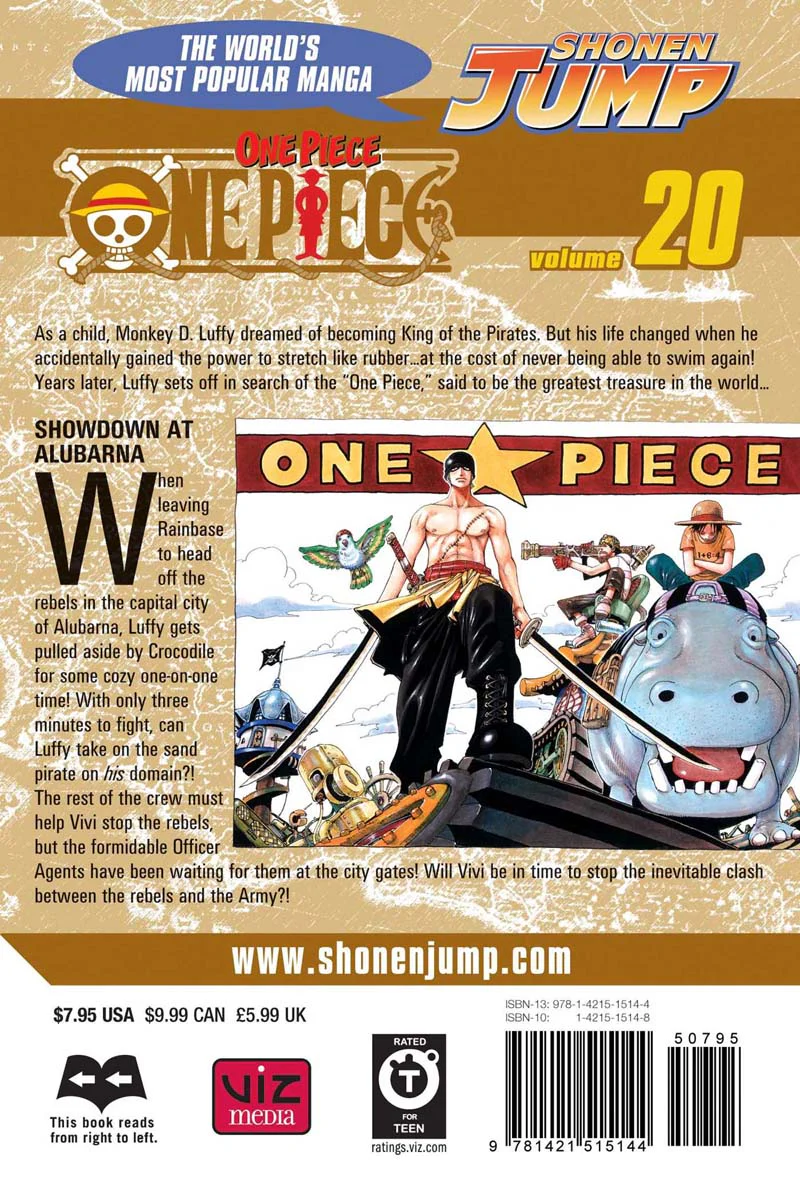 One Piece Manga Volume 20 - Image 2